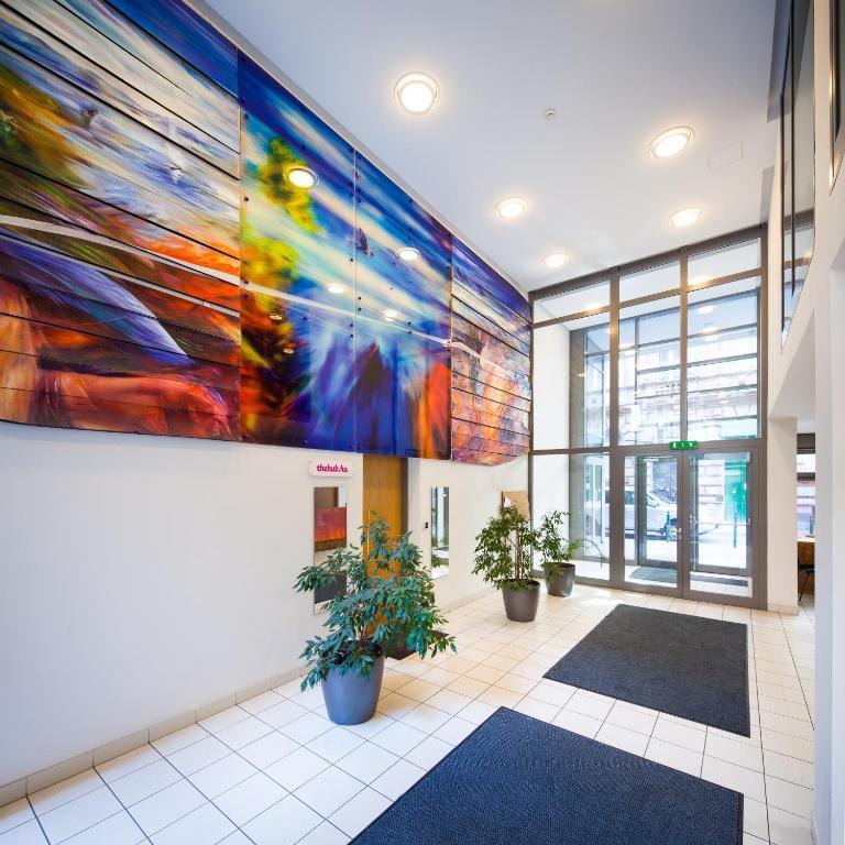 Quality Point Apartments 0-24 Reception Budapest Rom bilde